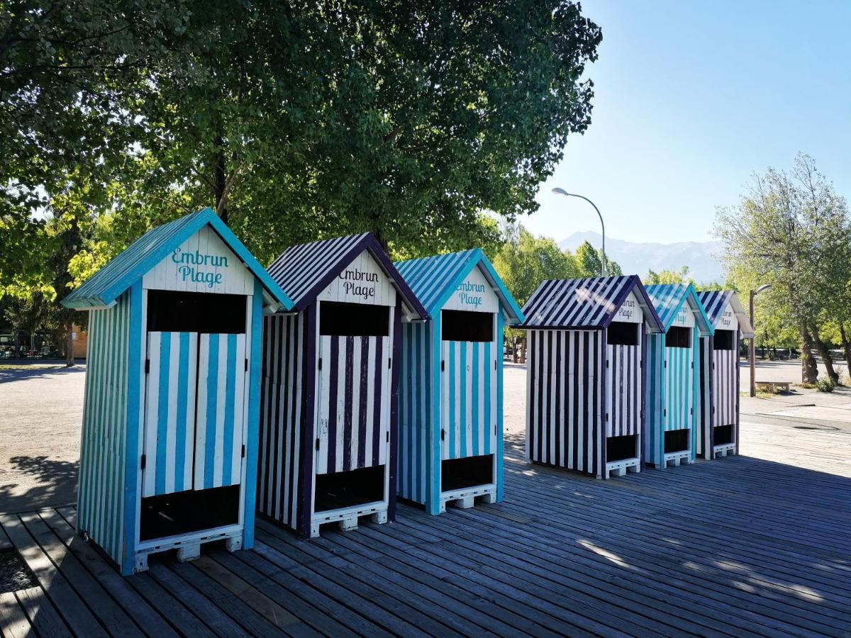 Apartament T3 Au Plan D'Eau D'Embrun Avec Garage Et Terrasse Zewnętrze zdjęcie